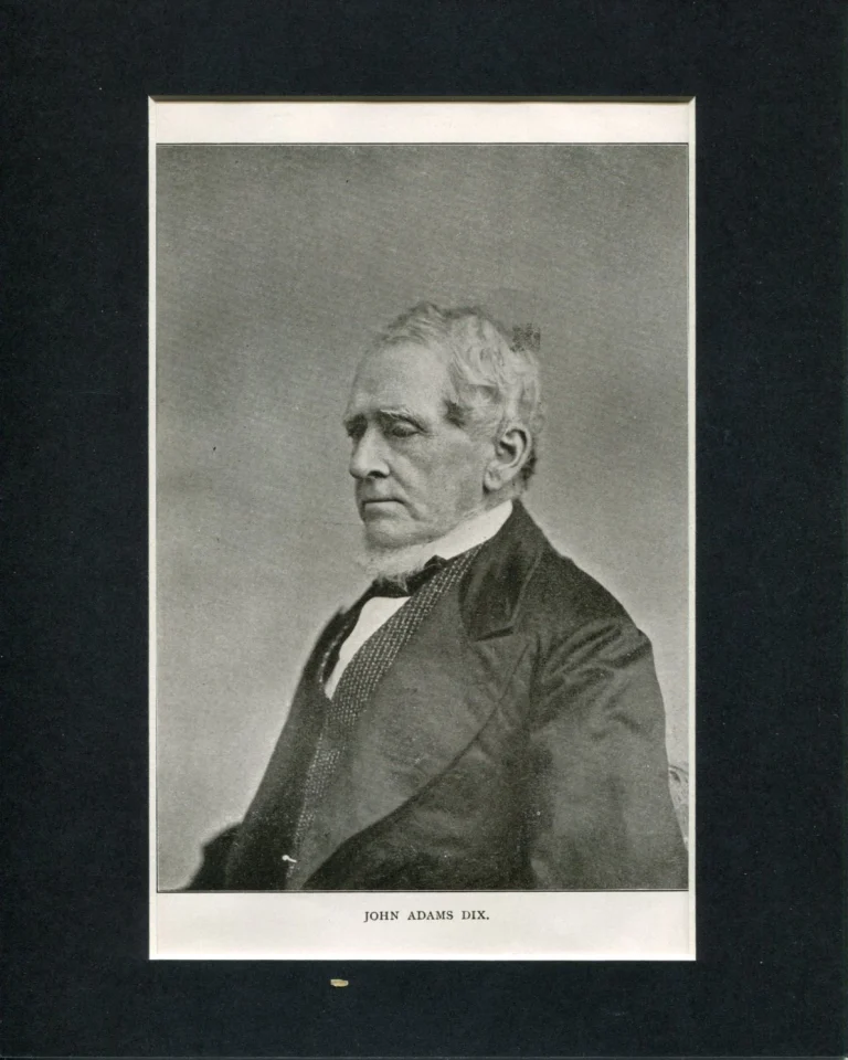 General John Adams Dix Civil War Original Engraving Book Photo Display