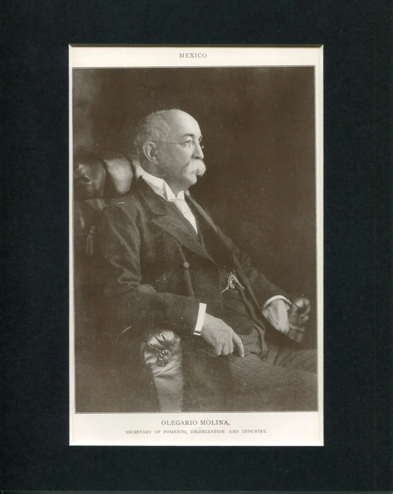 Olegario Molina Mexico Secretary Of Industry Engraving Book Photo Display