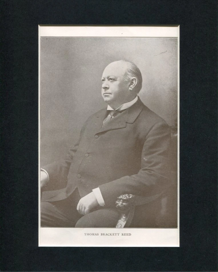Thomas Brackett Reed Maine US Congress Speaker Of The House Book Photo Display