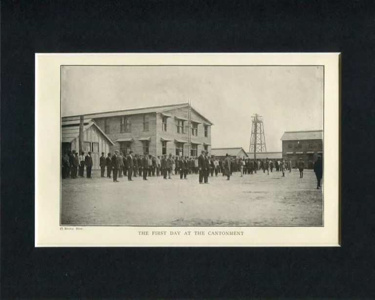World War I Camp Dix New Jersey First Day Original Engraving Book Photo Display
