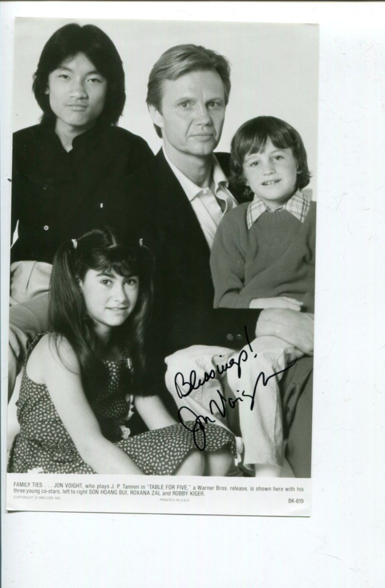 Jon Voight Table For Five Midnight Cowboy Star Signed Autograph Photo