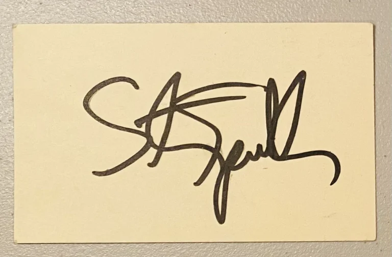 Steven Spielberg Signed Autographed 3.5 x 5.5 Card Full JSA Letter Jaws Jurassic