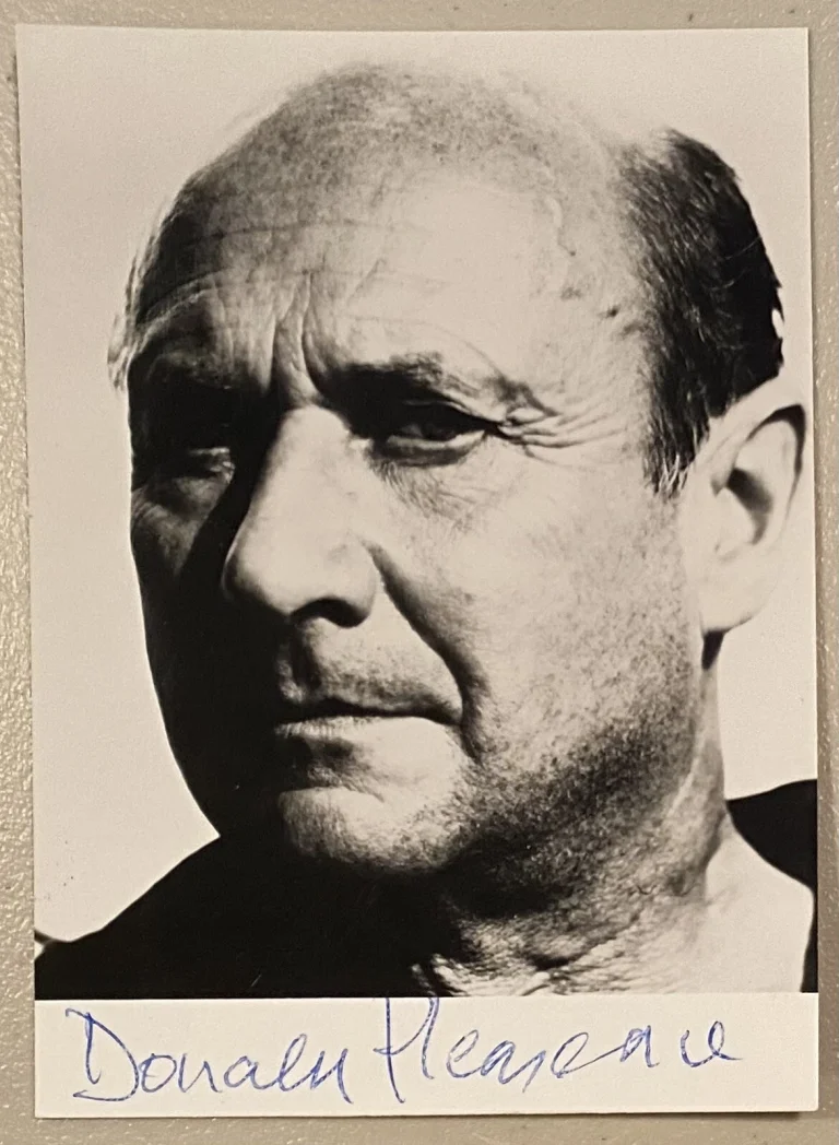 Donald Pleasence Signed Autographed 3.5 x 5 Photo Full JSA Letter Halloween