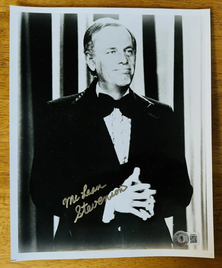 McLean Stevenson Signed Autographed 8x10 Photo BAS Beckett Cert MASH M*A*S*H 2