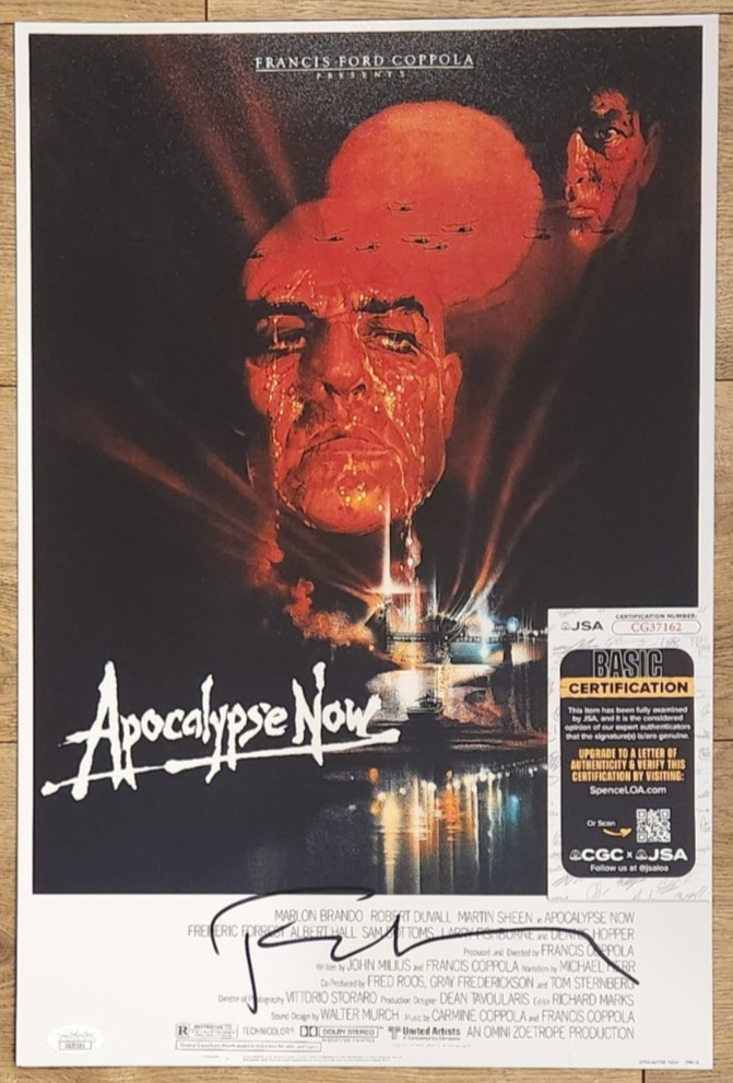 Francis Ford Coppola Signed 12x18 Poster w JSA COA #CG37162 Apocalypse Now Photo
