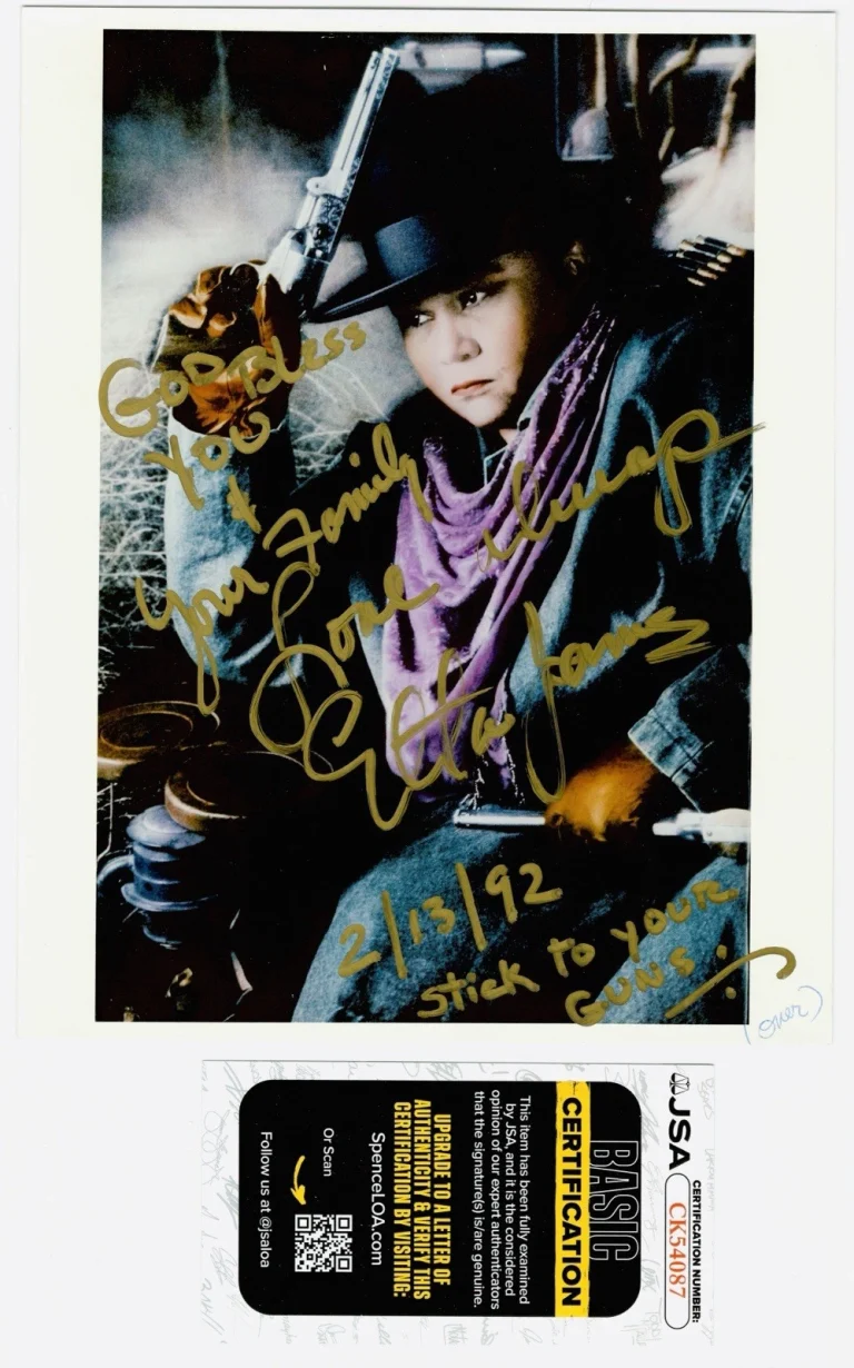 Etta James Signed Autographed 8x10 Photo JSA Cert Singer Musician The Wallflower