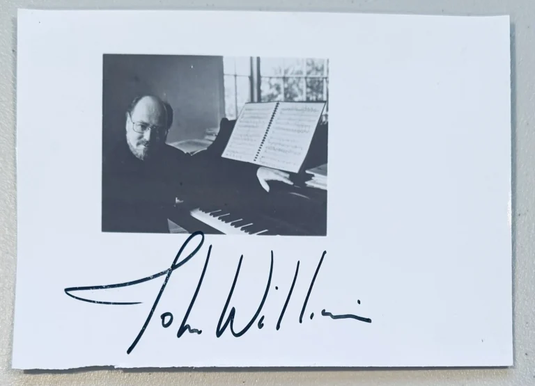John Williams Signed Autographed 5x7  Photo SWAU Authenticated Star Wars Jaws 3