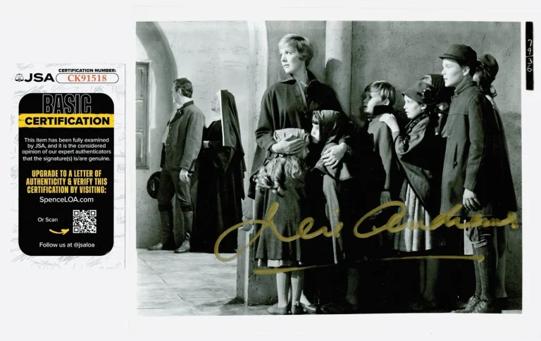 Julie Andrews Signed Autographed The Sound Of Music 8x10 Photo JSA Cert