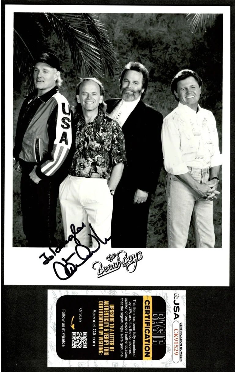 Carl Wilson Signed Autographed 8x10 Photo JSA Cert Singer Musician Beach Boys