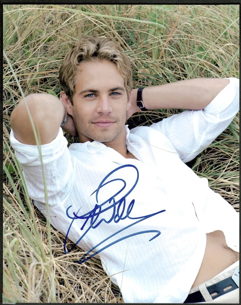 Paul Walker Signed Autographed 8x10 Photo SWAU Certified Fast And The Furious