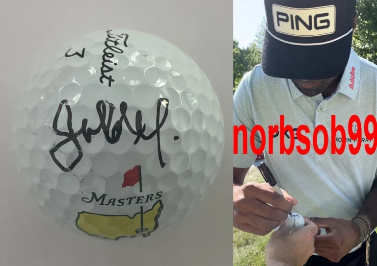 SAHITH THEEGALA SIGNED AUTOGRAPH TITLEIST MASTERS GOLF BALL w/EXACT PROOF COA