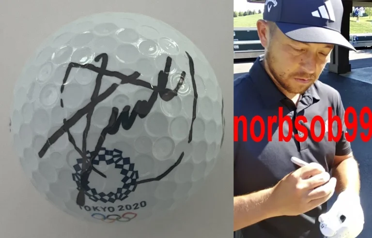 XANDER SCHAUFFELE SIGNED AUTOGRAPH 2020 OLYMPICS GOLF BALL w/EXACT PROOF & COA
