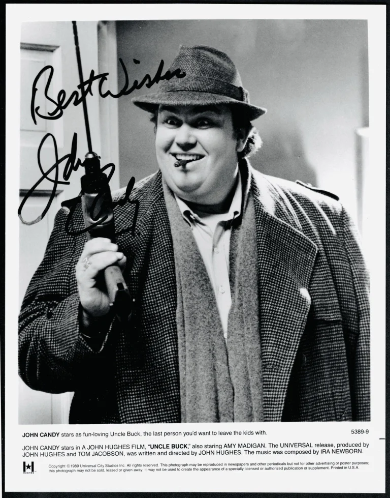 John Candy Signed Autographed Uncle Buck 8x10 Photo SWAU Cert