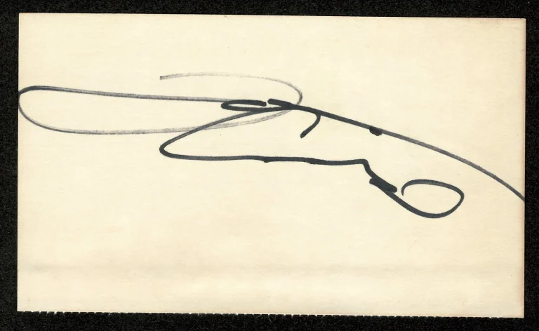 Tom Cruise Vintage Signed Autographed 3x5 Card SWAU Cert Top Gun