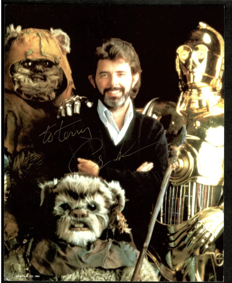 George Lucas Vintage Signed Autographed Star Wars 8x10 Photo SWAU Cert
