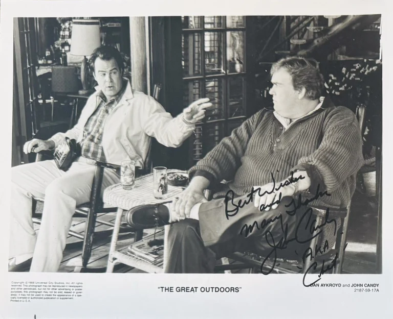 John Candy Signed Great Outdoors 8x10 Photo w Character Inscription SWAU Cert