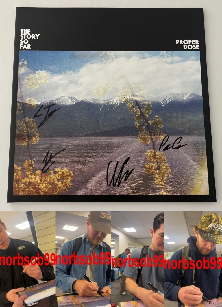 THE STORY SO FAR SIGNED AUTOGRAPH PROPER DOSE VINYL ALBUM w/EXACT PROOF & COA