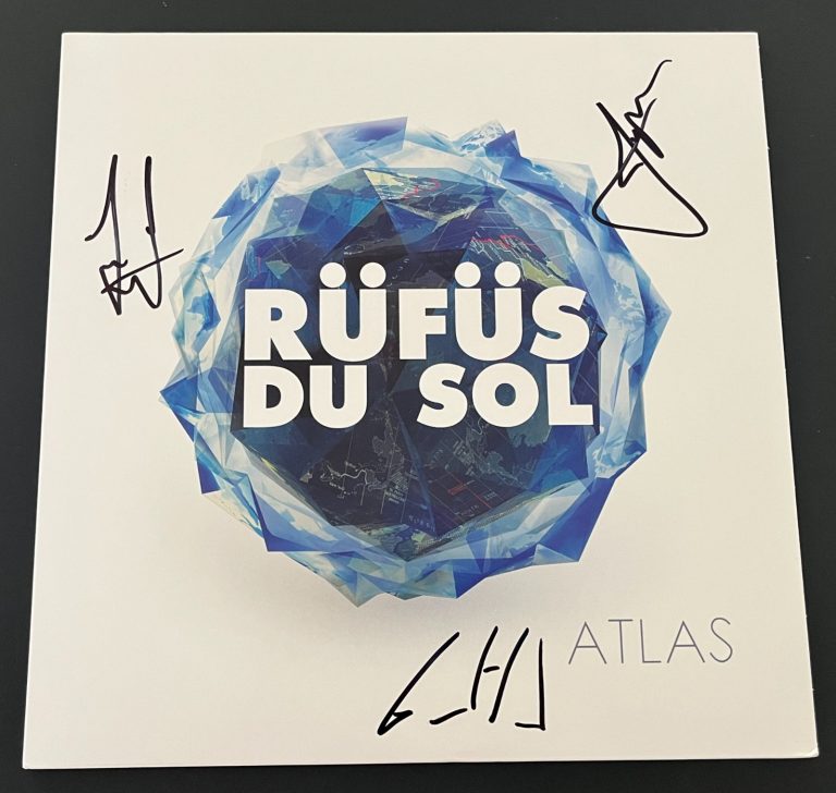 RUFUS DU SOL SIGNED AUTOGRAPH ATLAS VINYL RECORD ALBUM w/EXACT VIDEO PROOF COA