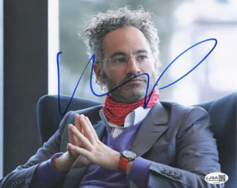 Alex Karp Signed 8x10 Photo JSA COA #CN78177 Palantir Technologies Founder & CEO