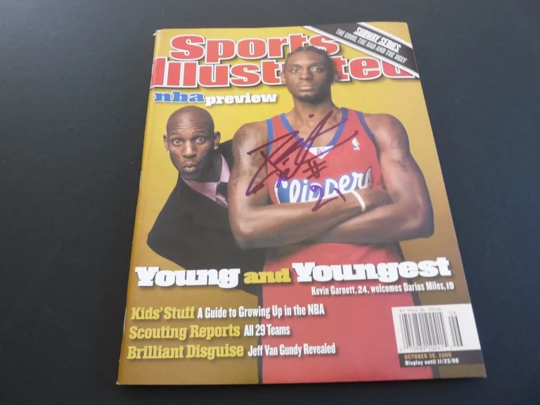 Darius Miles Signed Autographed SI Magazine Photo Beckett Guaranteed