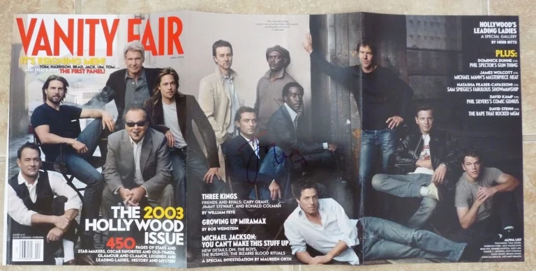 Jude Law Signed Autographed Vanity Fair Mag Cover Poster Photo Guaranteed