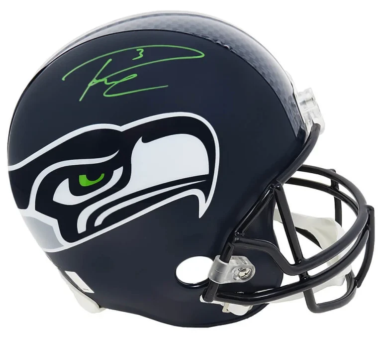 Russell Wilson Signed Seattle Seahawks Riddell Full Size Replica Helmet - SS COA