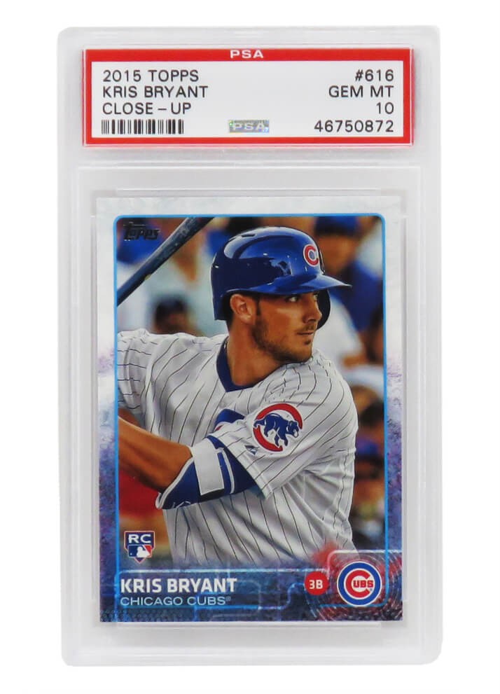 Kris Bryant Chicago Cubs 2015 Topps Close-Up #616 RC Rookie Card PSA 10 GEM MINT