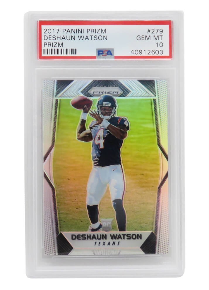 Deshaun Watson 2017 Panini Prizm #279 Prizm RC Rookie Card - PSA 10 GEM MINT