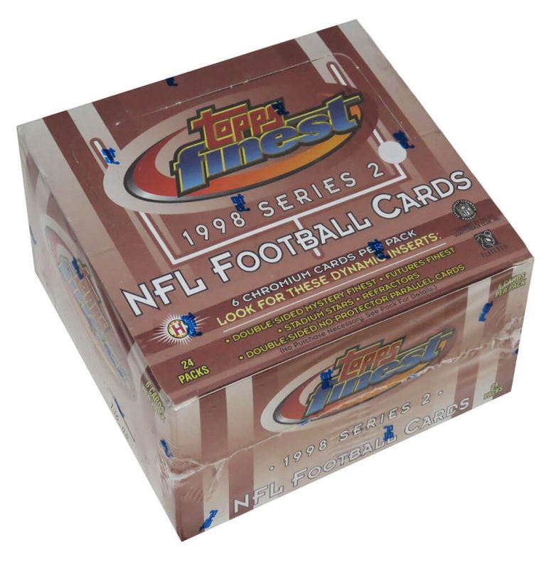 1998 Topps Finest Series 2 Football Factory Sealed Hobby Box - Manning/Moss RC??