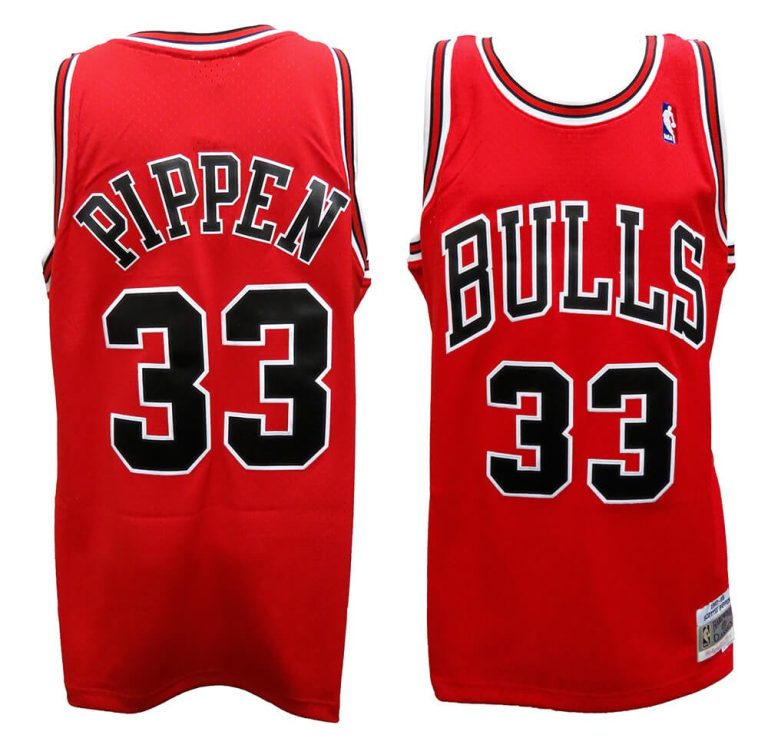 Scottie Pippen Chicago Bulls Red Mitchell & Ness NBA Swingman Jersey (2XL)