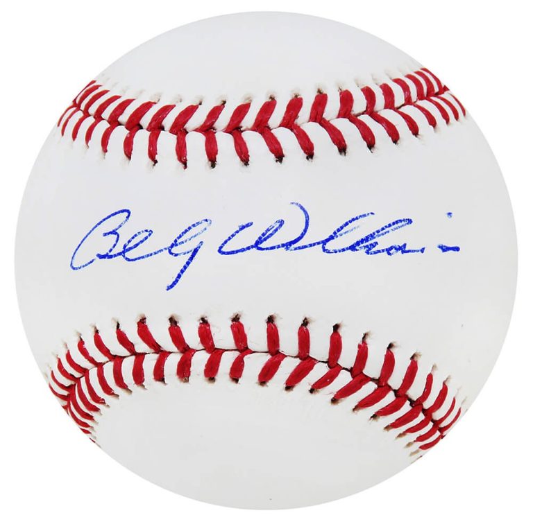 Cubs BILLY WILLIAMS Signed Official MLB Baseball - SCHWARTZ