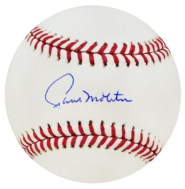 Paul Molitor BREWERS Signed Rawlings Official MLB Baseball - SCHWARTZ COA