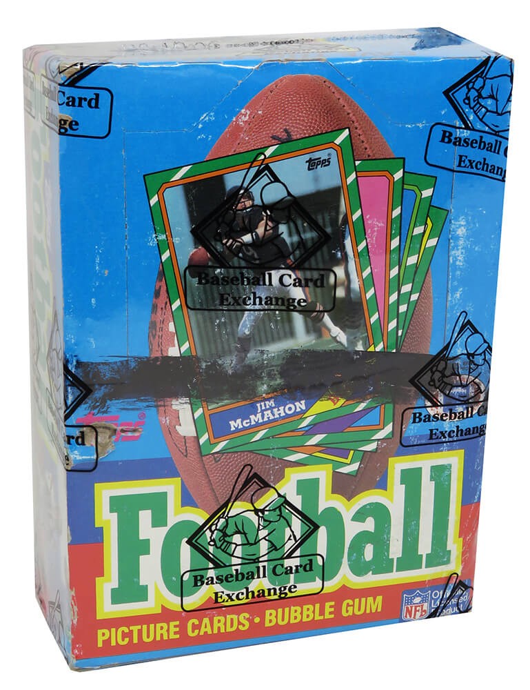 1986 Topps Football Wax Box BBCE Sealed Wrapped - 36 Packs (Rice, Young RC?) (A)
