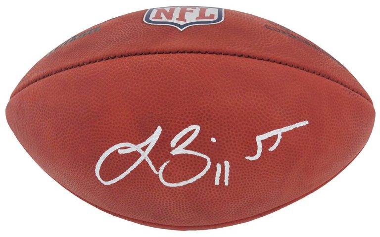 Lance Briggs Signed Wilson Duke Official NFL Game Football - (SCHWARTZ COA)