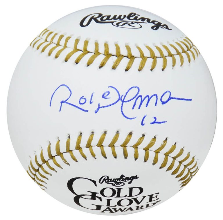Blue Jays ROBERTO ALOMAR Signed Rawlings Official Gold Glove Award Baseball - SS