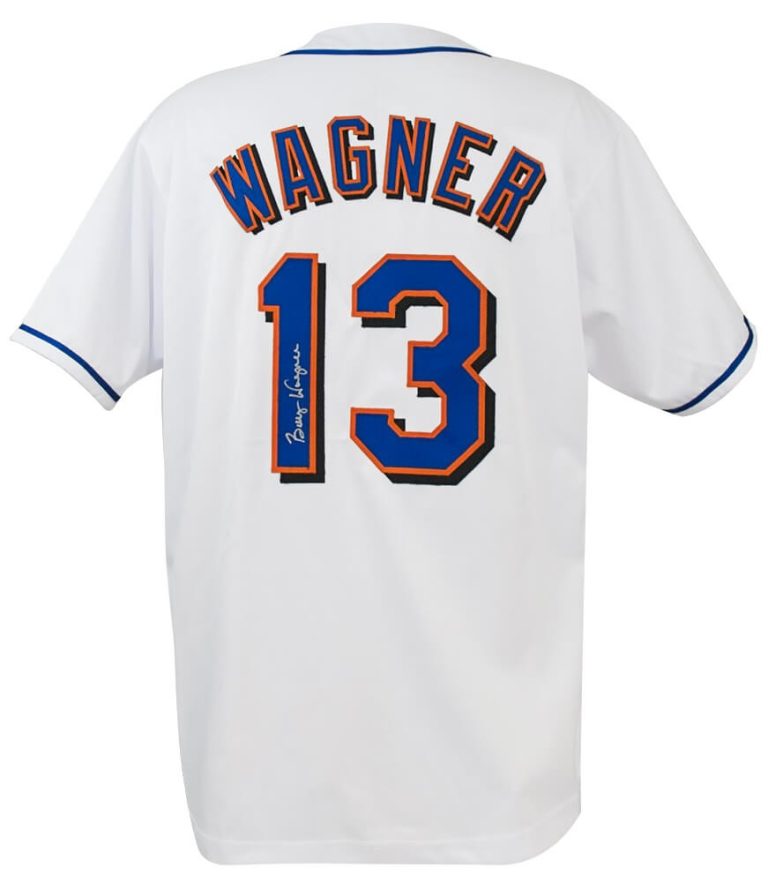 Billy Wagner (NY METS) Signed White Custom Baseball Jersey (SCHWARTZ SPORTS COA)