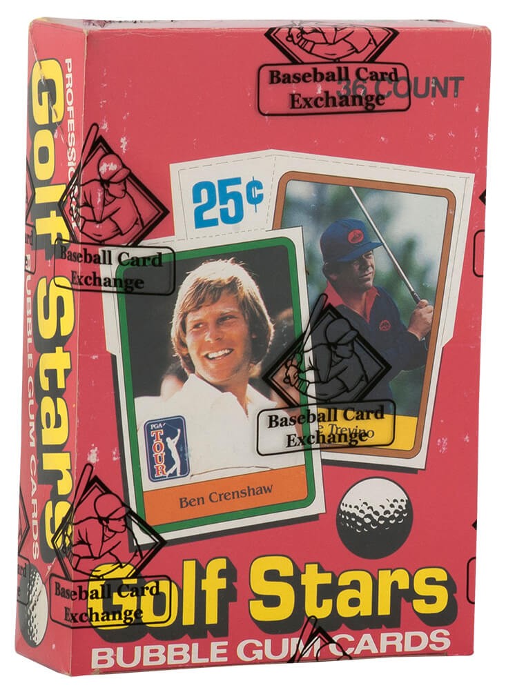 1981 Donruss Golf Stars Unopened Wax Box BBCE Wrapped - 36 Packs (Nicklaus RC??)