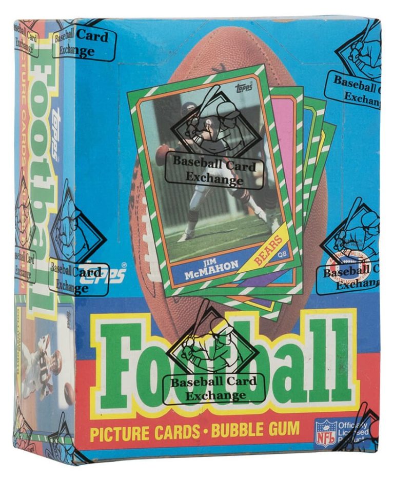 1986 Topps Football (Non X-Out) Wax Box BBCE -(Jerry Rice, Steve Young RC??) (F)