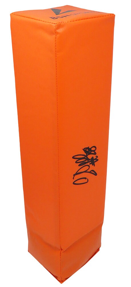 Corey Dillon BENGALS Signed Orange Endzone Football Pylon - SCHWARTZ COA