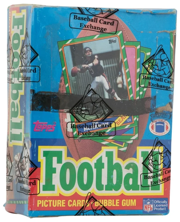 1986 Topps Football Wax Box BBCE Sealed Wrapped - 36 Packs (Rice, Young RC?) (D)