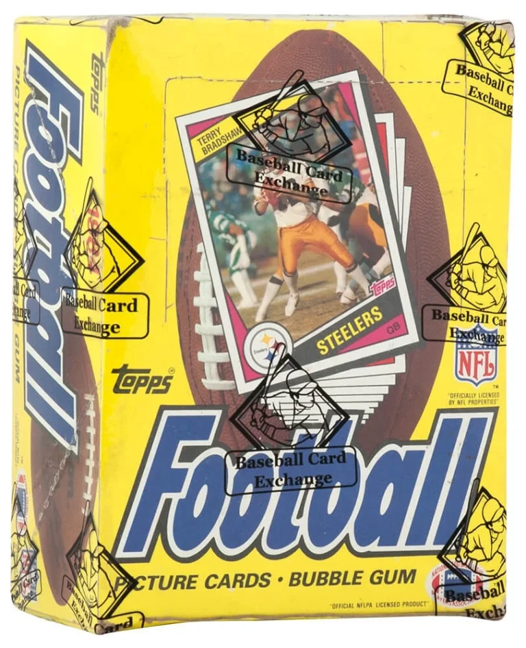 1984 Topps Football Unopened Wax Box BBCE Sealed Wrapped 36 Packs (Non X-Out)(B)