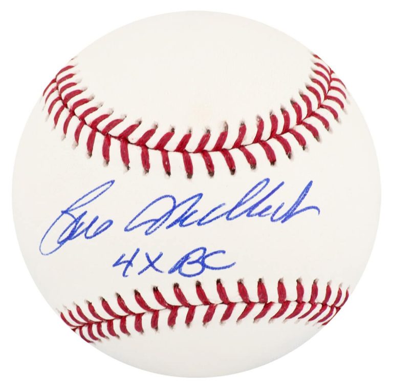 Bill Madlock Signed Rawlings Official MLB Baseball w/4x BC - (SCHWARTZ COA)