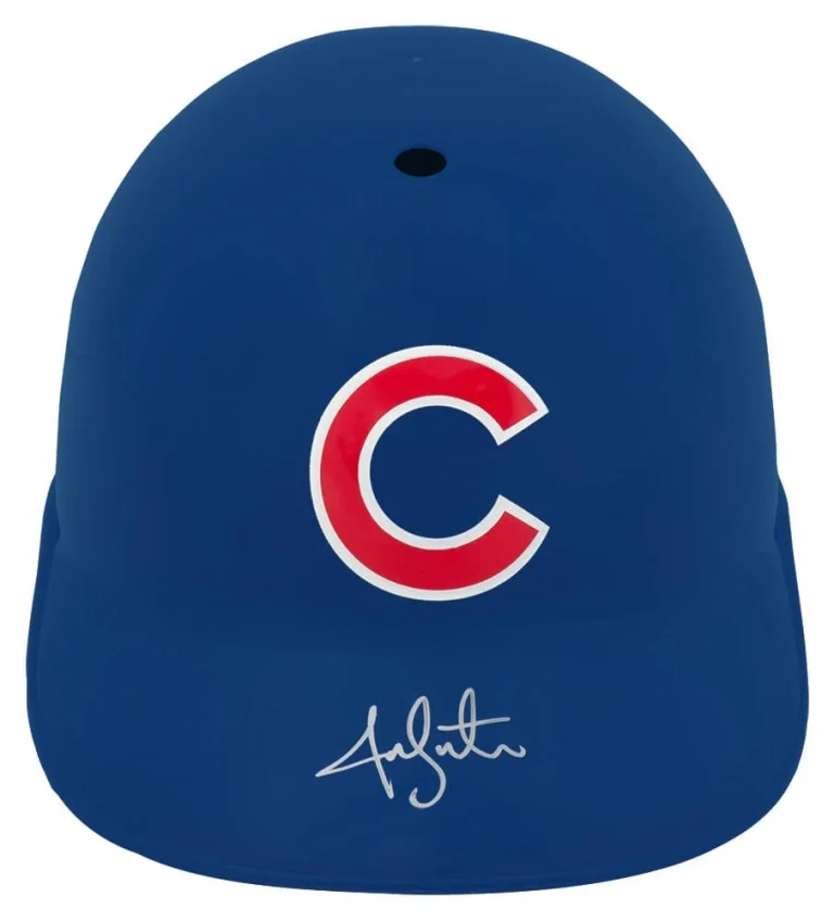 Jon Lester Signed Chicago Cubs Souvenir Replica Batting Helmet - (SCHWARTZ COA)
