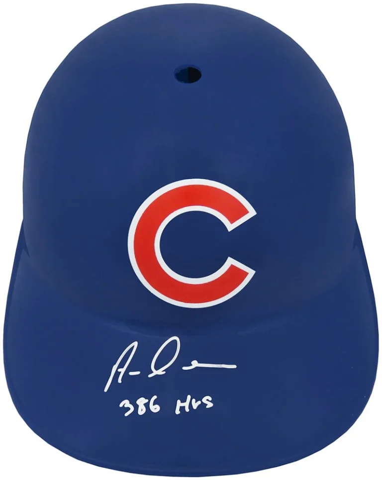 Aramis Ramirez Signed Chicago Cubs Rep Souvenir Batting Helmet w/386 HRs -SS COA