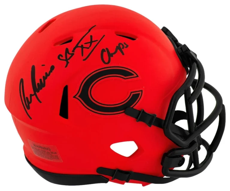 Ron Rivera Signed Bears RAVE Riddell Speed Mini Helmet w/Champs - (SCHWARTZ COA)