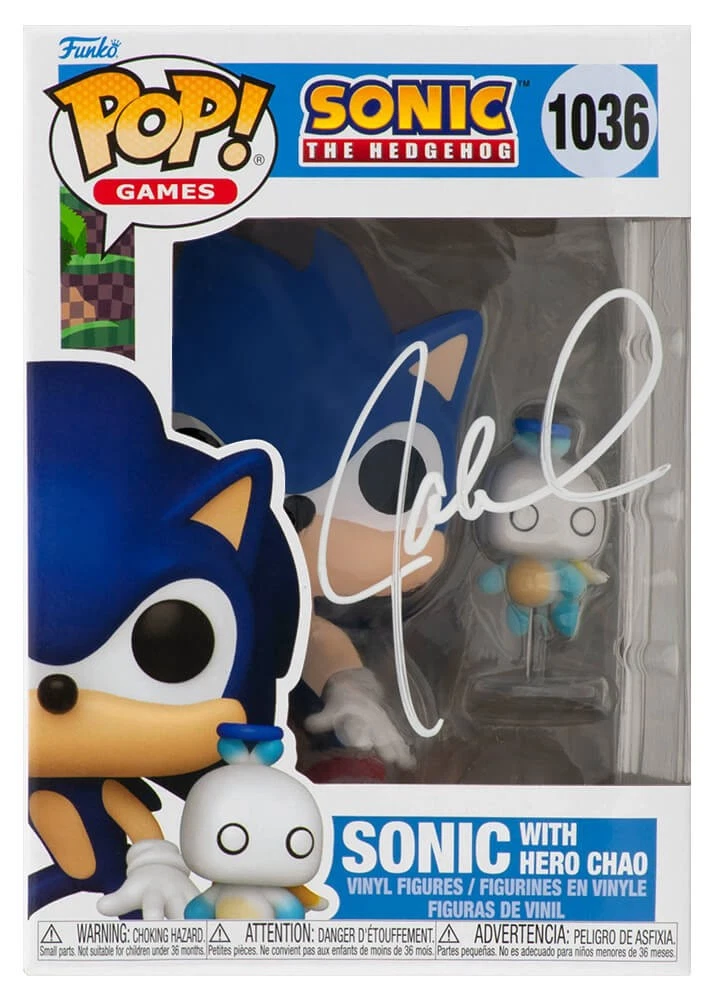 Jaleel White Signed Sonic The Headgehog With Chao Funko Pop Doll #1036 -(SS COA)