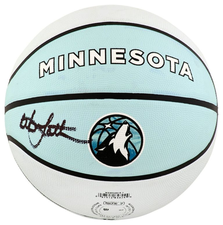 Christian Laettner Signed Wilson Timberwolves The City NBA Basketball - (SS COA)