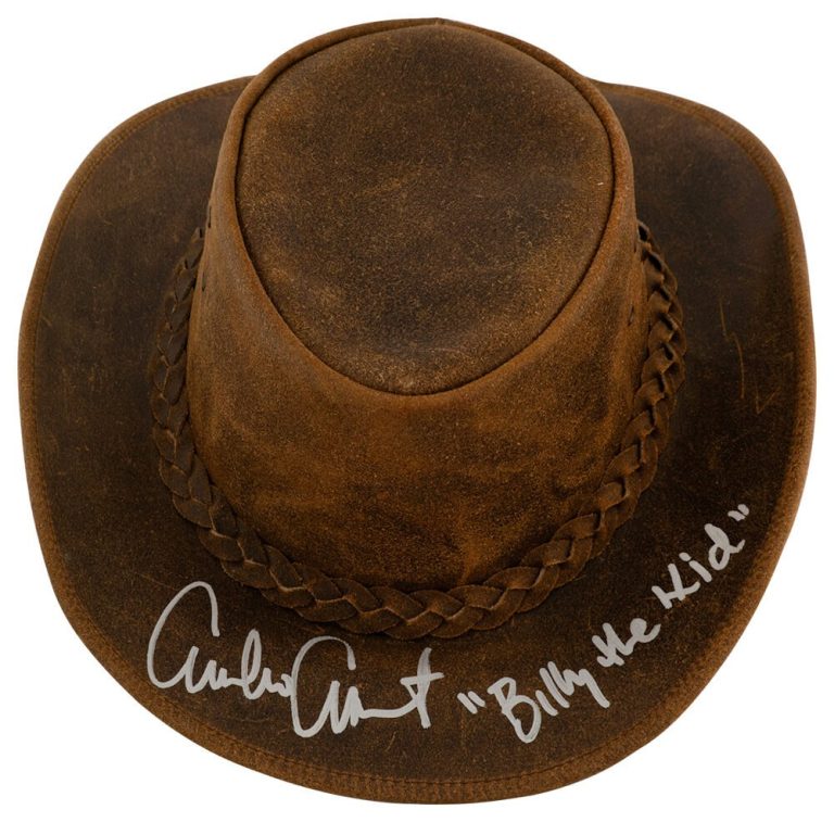 Emilio Estevez Signed LuxHide Genuine Leather Cowboy Hat w/Billy The Kid -SS COA