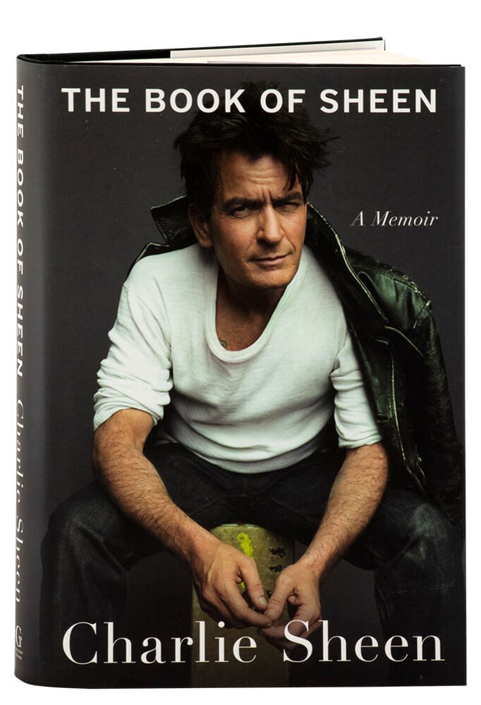 Charlie Sheen - The Book of Sheen: A Memoir Hardcover Book