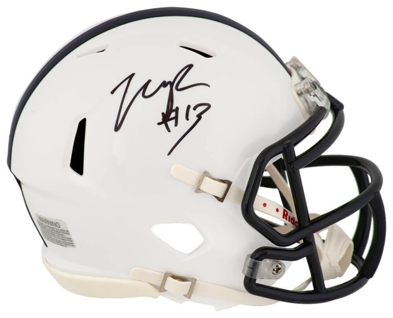 Tony Rojas Signed Penn State Riddell Speed Mini Helmet - (SCHWARTZ COA)